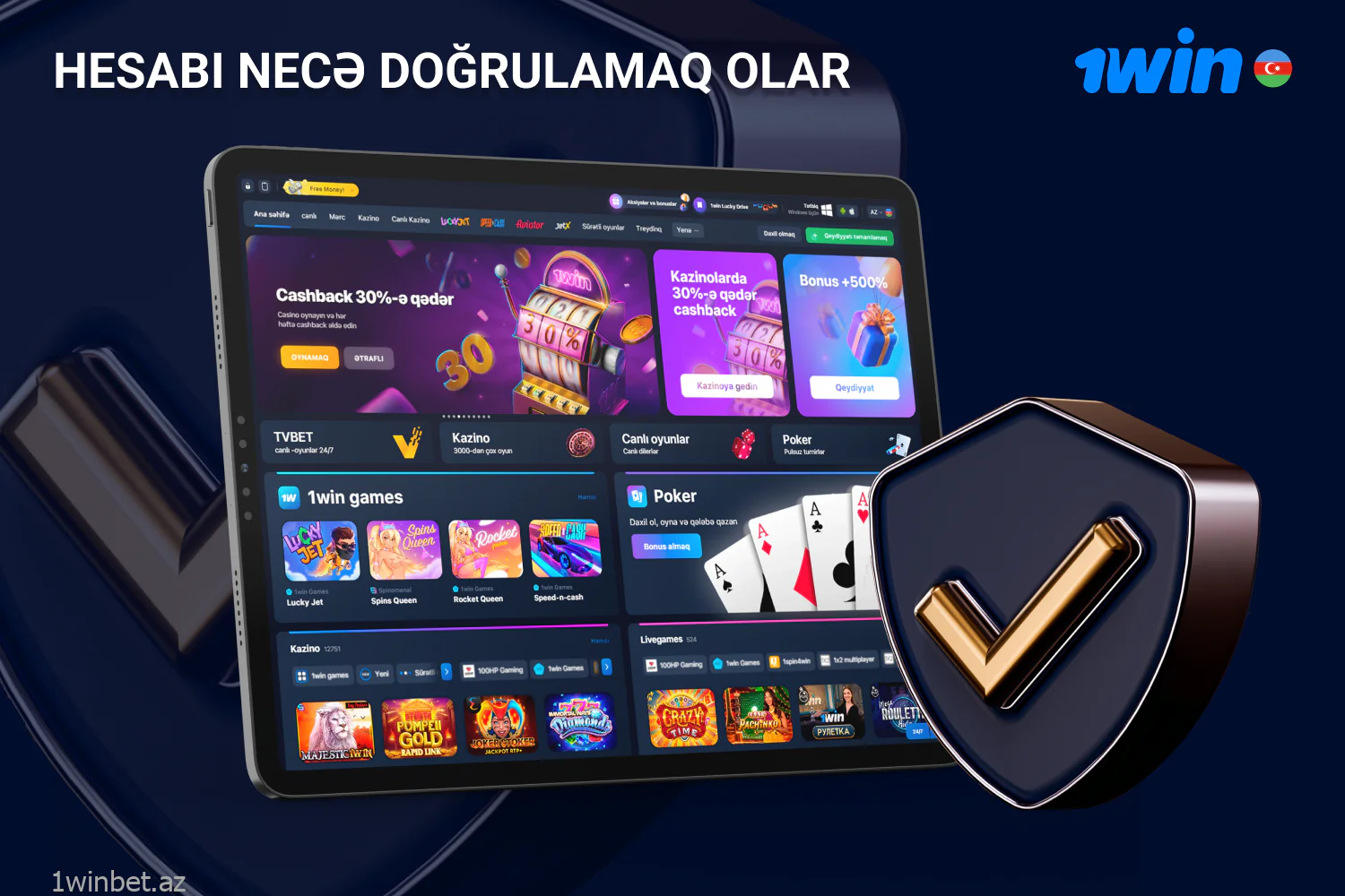 1win hesabının qeydiyyatı və yoxlanması Azərbaycandan olan oyunçulara platformanın bütün funksiyalarına tam giriş imkanı verir